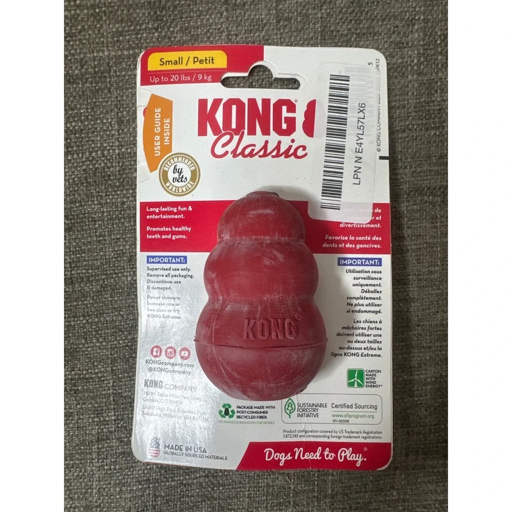 KONG Small Dog Toy Bundle Classic Puppy and Extreme Tires 3 Pack NEW